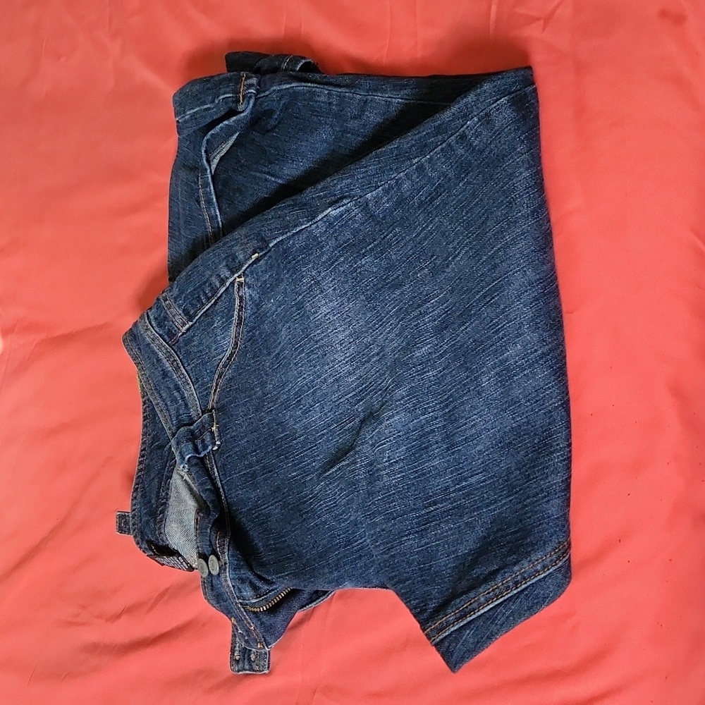 Gently-Used New York and Company Denim Capris, Size 16